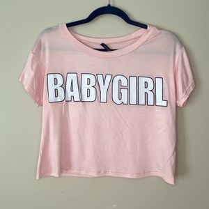 Pink Crop top